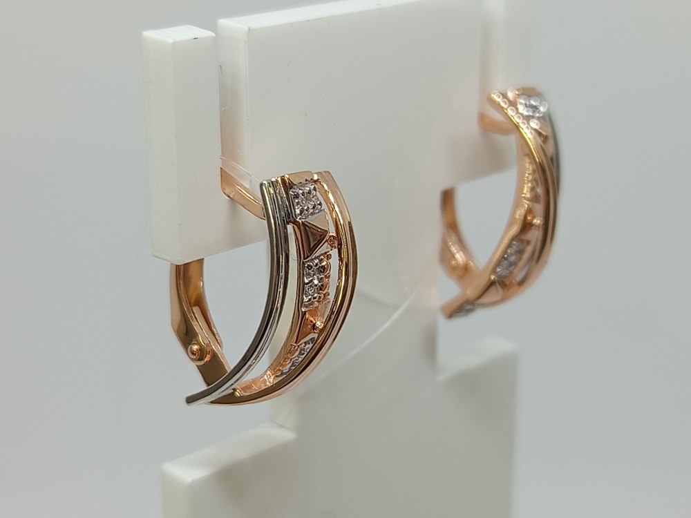 СЕРЬГИ С КАМНЯМИ (Au 585)