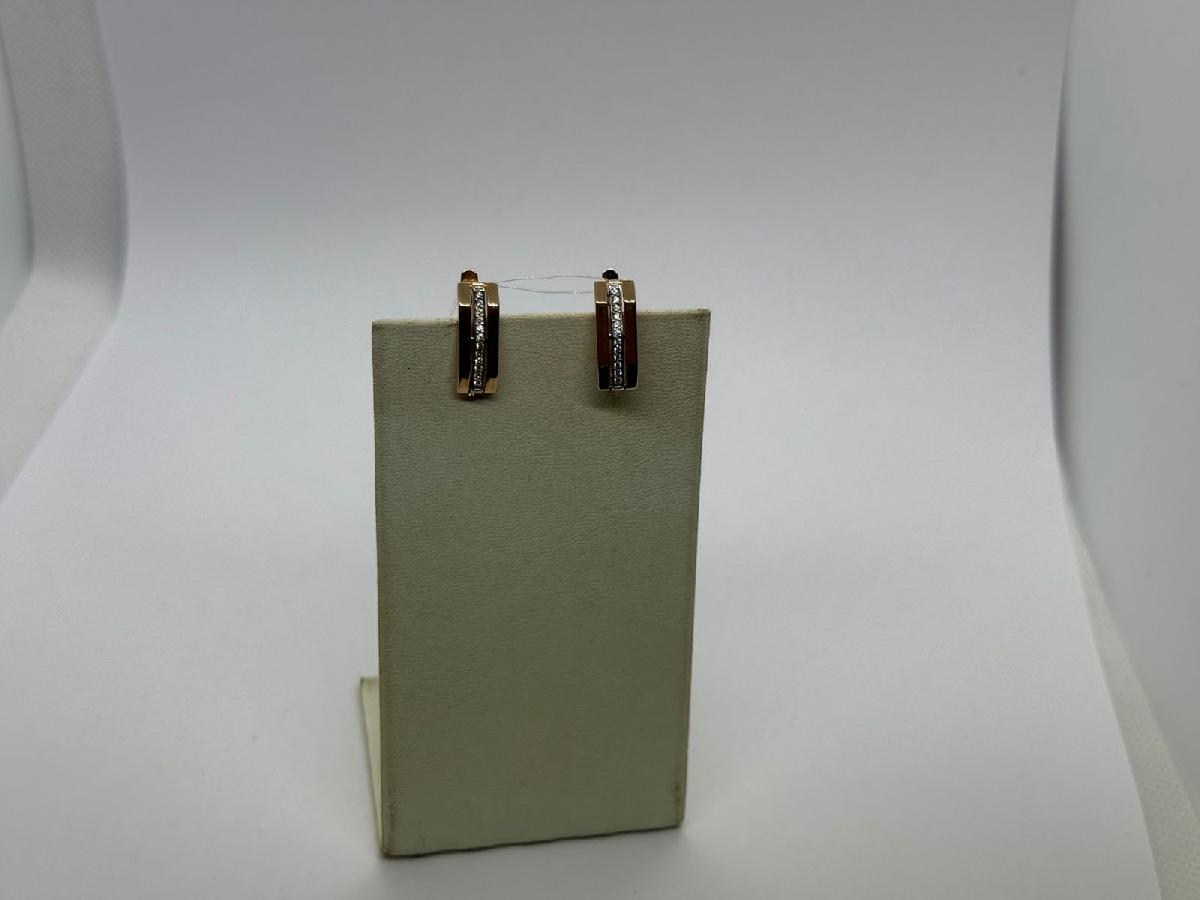 СЕРЬГИ С КАМНЯМИ (Au 585)