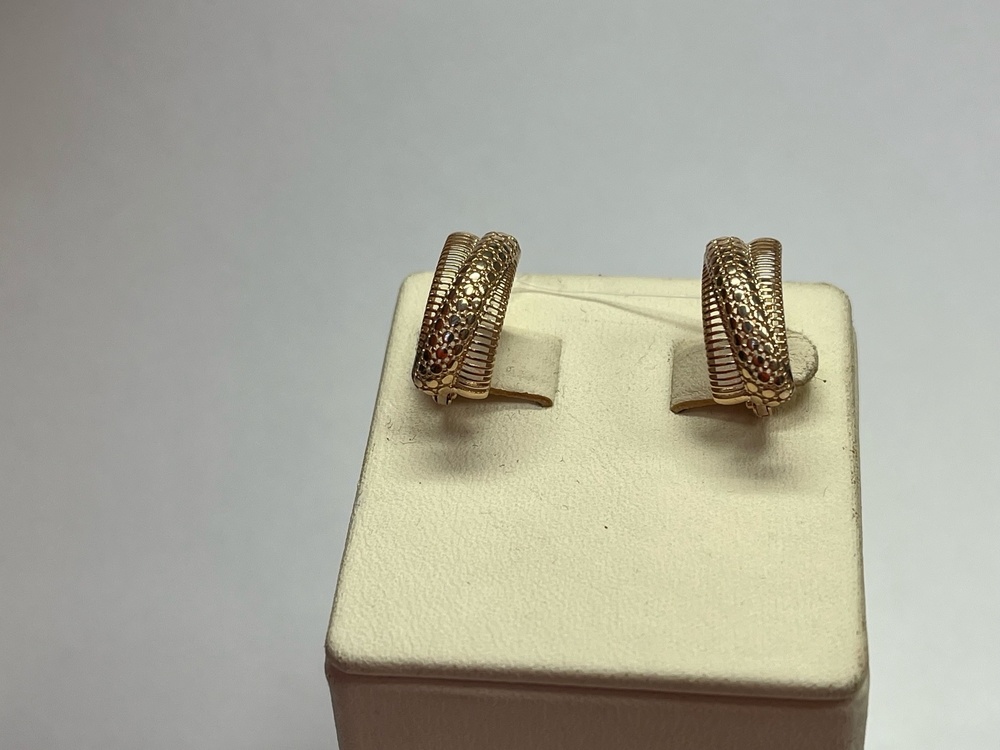 СЕРЬГИ БЕЗ КАМНЯ (Au 585)