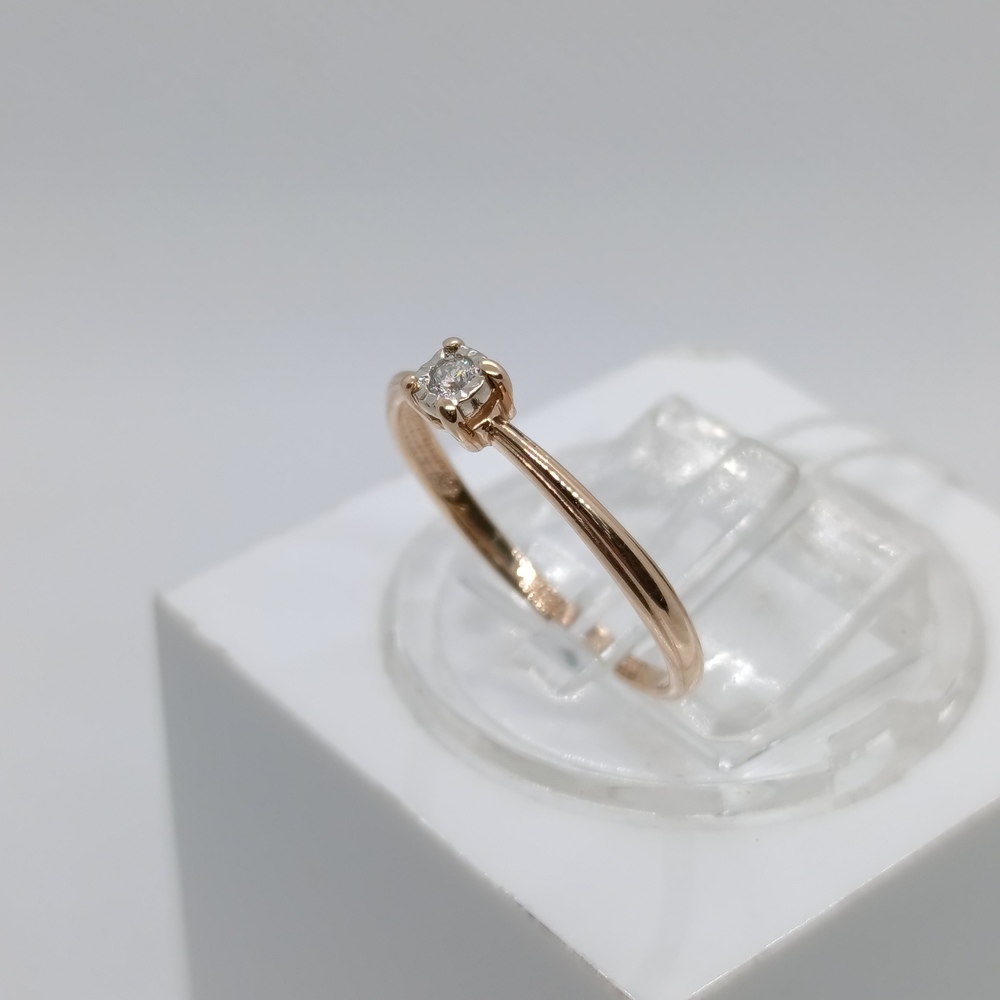 КОЛЬЦО БРИЛЛИАНТ Au 585