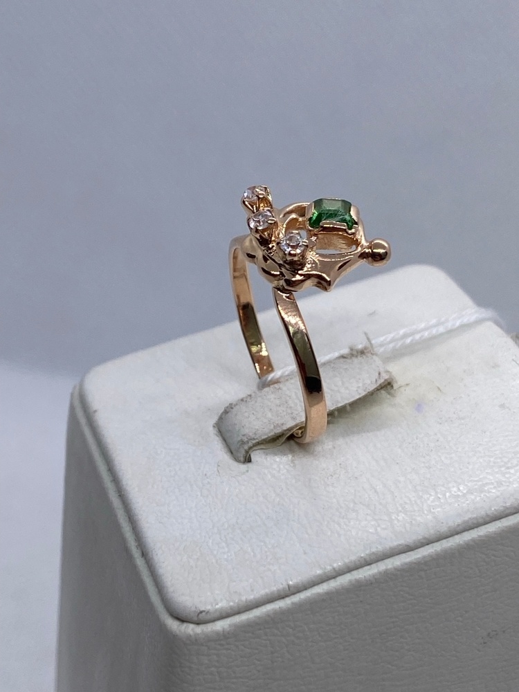 КОЛКМИ585 КОЛЬЦО С КАМНЯМИ (Au 585)