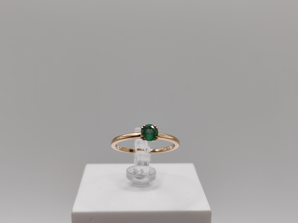 КОЛКМ585 КОЛЬЦО С КАМНЕМ (Au 585)