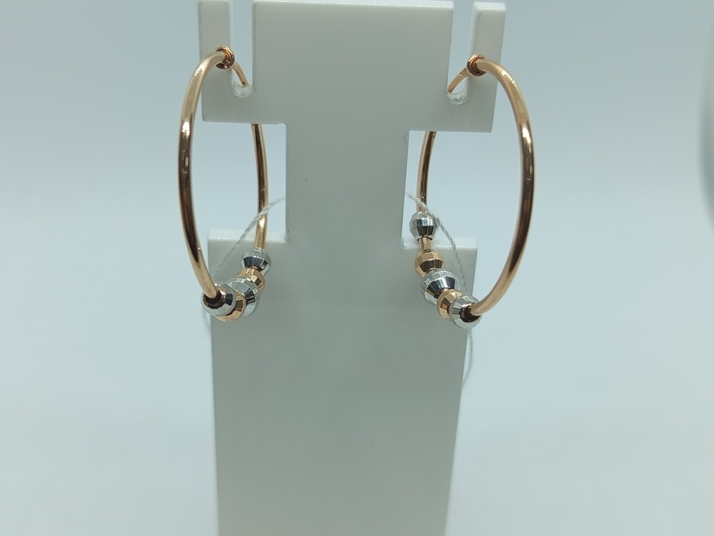 СЕРЬГИ КОНГО без камня (Au 585)