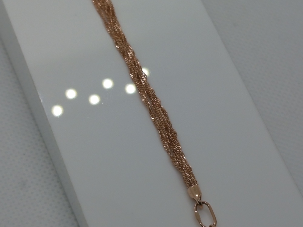 БРАСЛЕТ ПОЛНОВЕСНЫЙ Фантазия Au 585