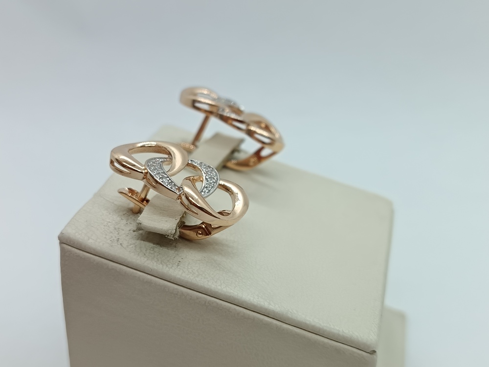 СЕРЬГИ С КАМНЯМИ (Au 585)