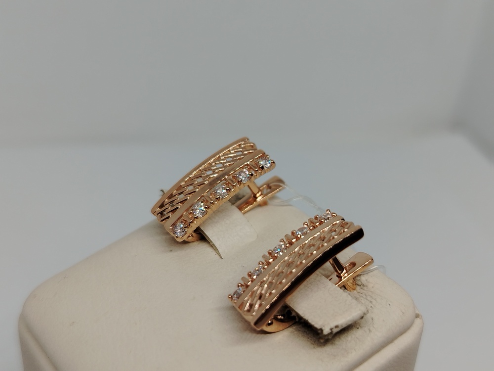 СЕРЬГИ С КАМНЯМИ (Au 585)