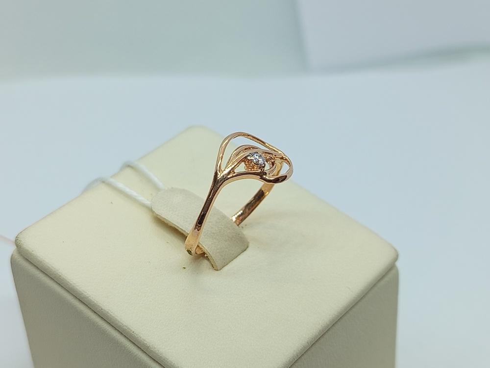 КОЛЬЦО С КАМНЕМ (Au 585)