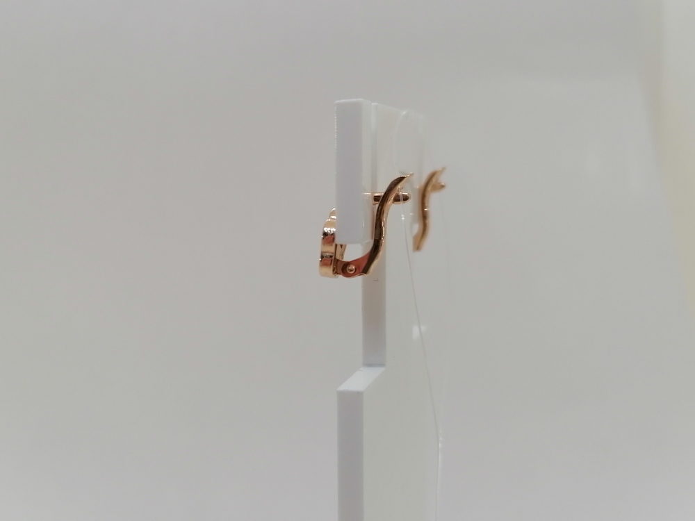 СЕРЬГИ С КАМНЕМ (Au 585)