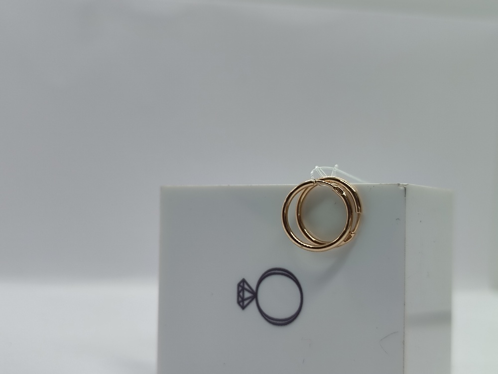 СЕРЬГИ КОНГО без камня (Au 585)