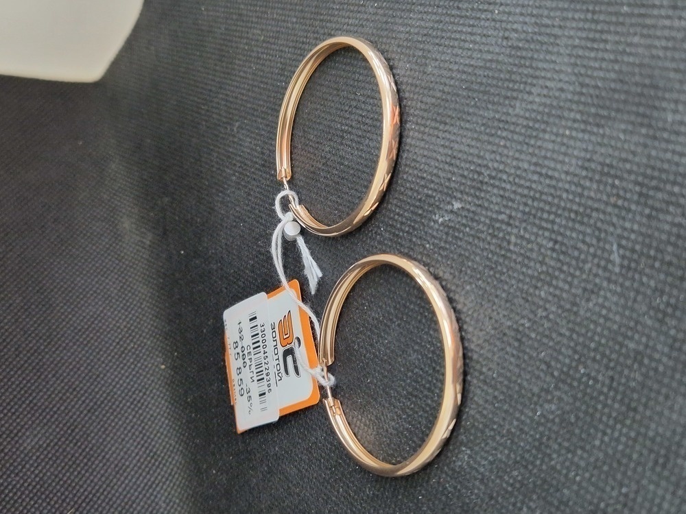 СКОН585 СЕРЬГИ КОНГО (Au 585)