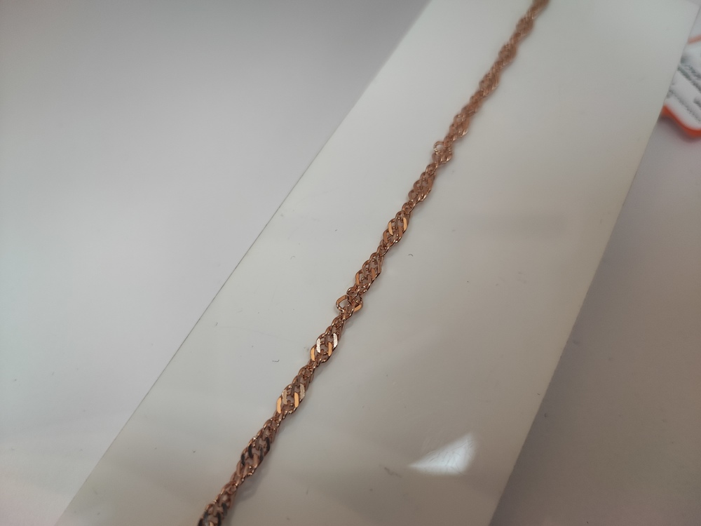 БРАСЛЕТ ПОЛНОВЕСНЫЙ Сингапур Au 585