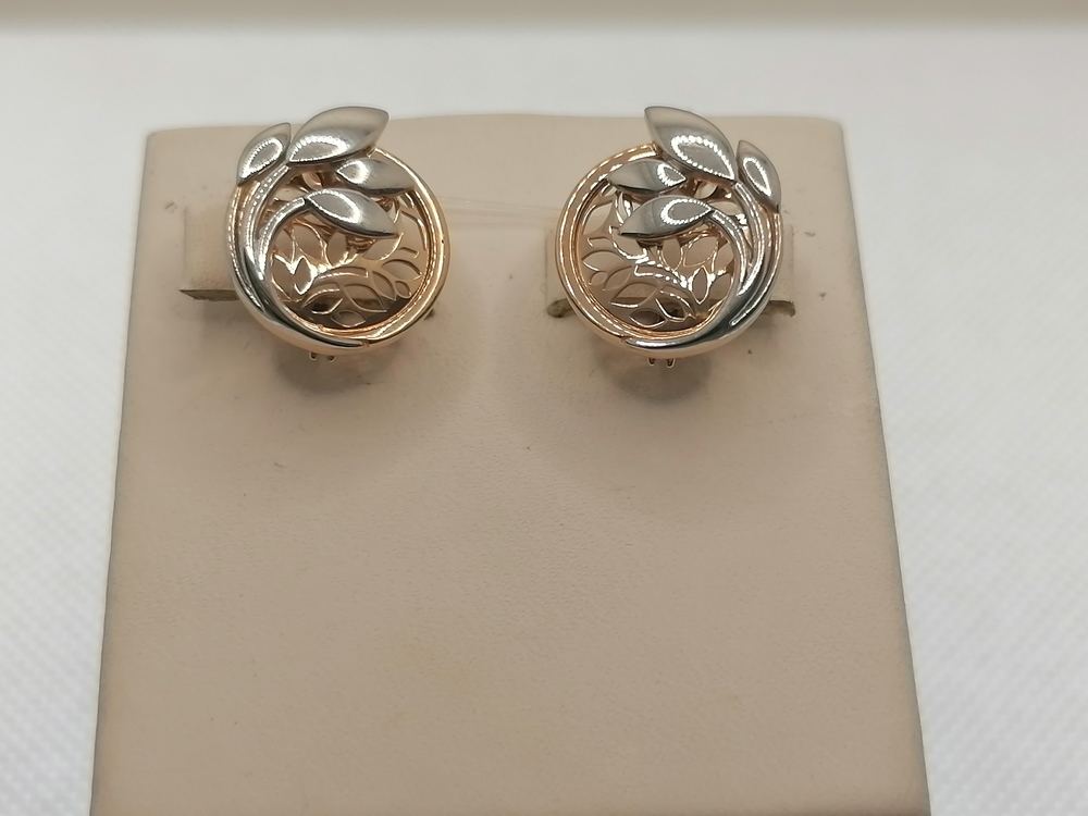 СЕРЬГИ БЕЗ КАМНЯ (Au 585)