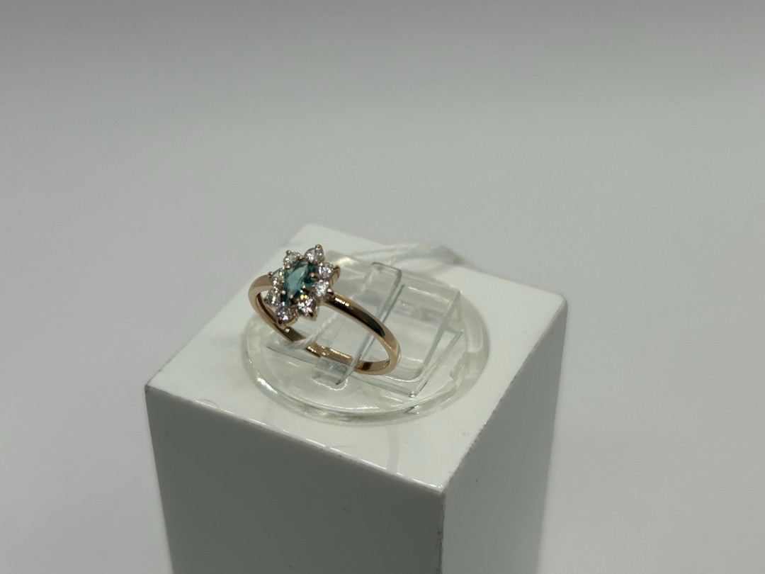 КОЛКМИ585 КОЛЬЦО С КАМНЯМИ (Au 585)