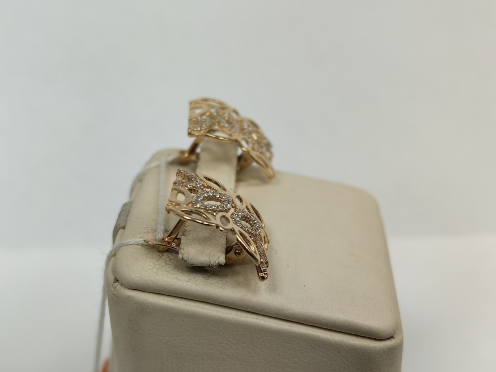 СЕРЬГИ С КАМНЯМИ (Au 585)