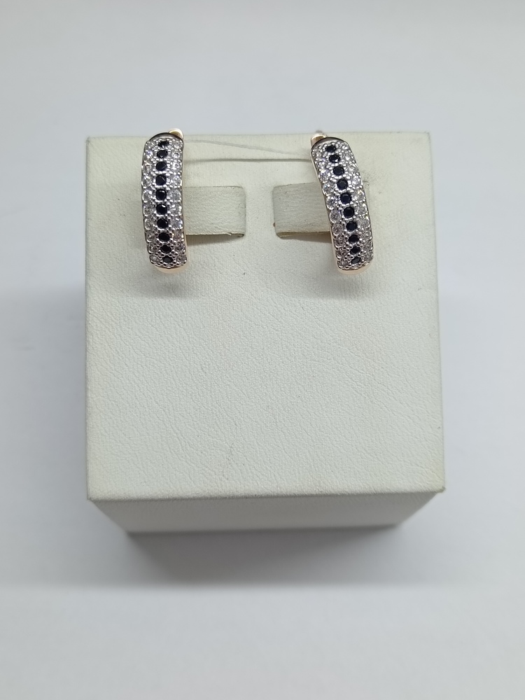 СКМИ585 СЕРЬГИ С КАМНЯМИ (Au 585)