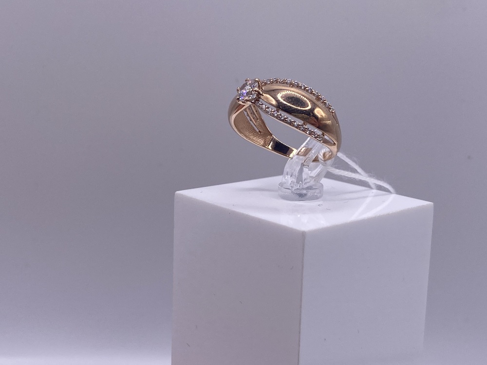 КОЛКМИ585 КОЛЬЦО С КАМНЯМИ (Au 585)