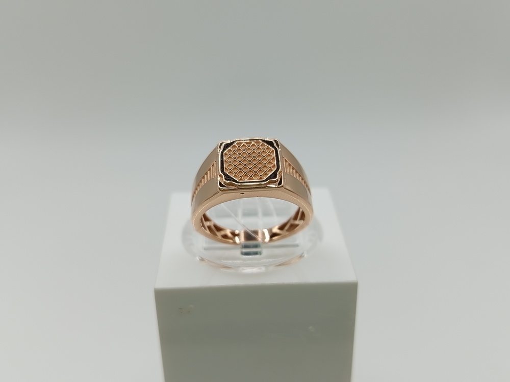 КОЛЬЦО ПЕЧАТКА без камня (Au 585)