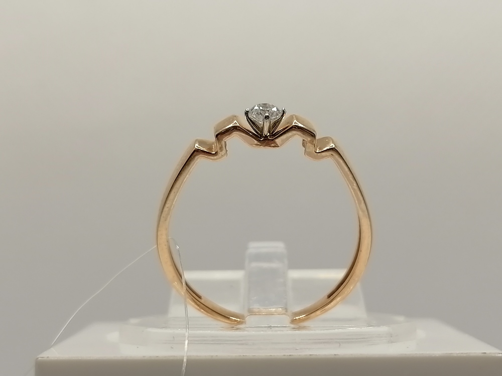 КОЛЬЦО С КАМНЕМ (Au 585)