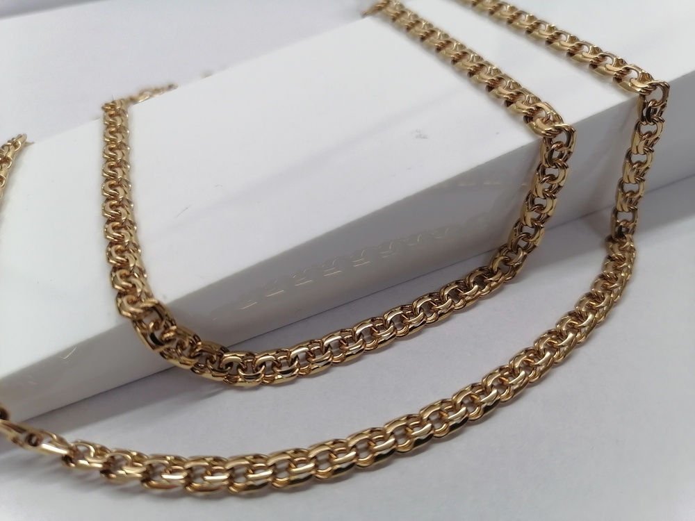 ЦЕПЬ ПОЛНОВЕСНАЯ Бисмарк (Au 585)