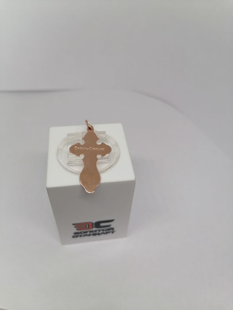 ПОДВЕСКА КРЕСТ БЕЗ КАМНЯ (Au 585)