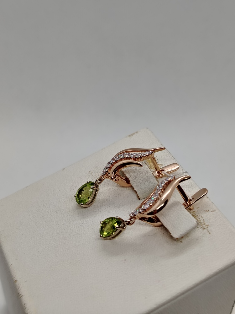 СЕРЬГИ С КАМНЯМИ (Au 585)