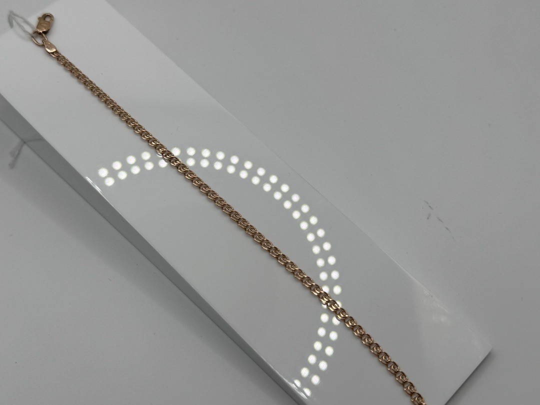 БРАСЛЕТ ПОЛНОВЕСНЫЙ Лав Au 585