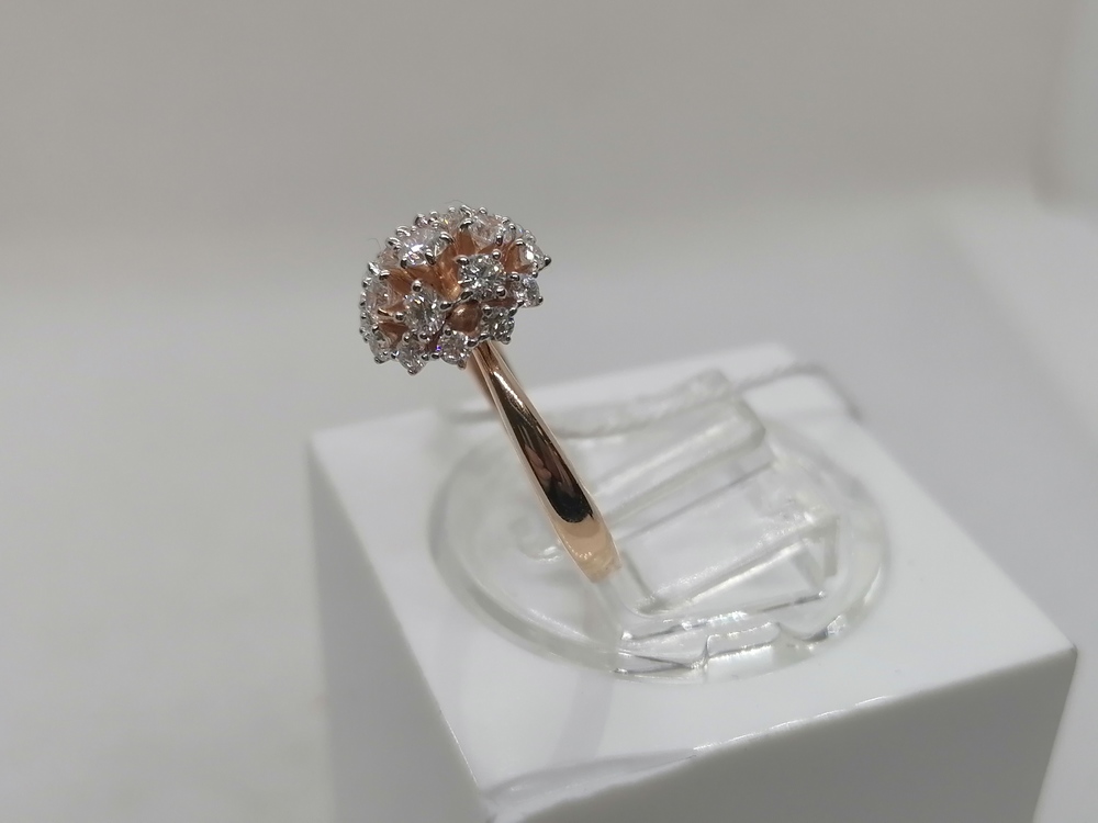 КОЛЬЦО БРИЛЛИАНТ Au 585