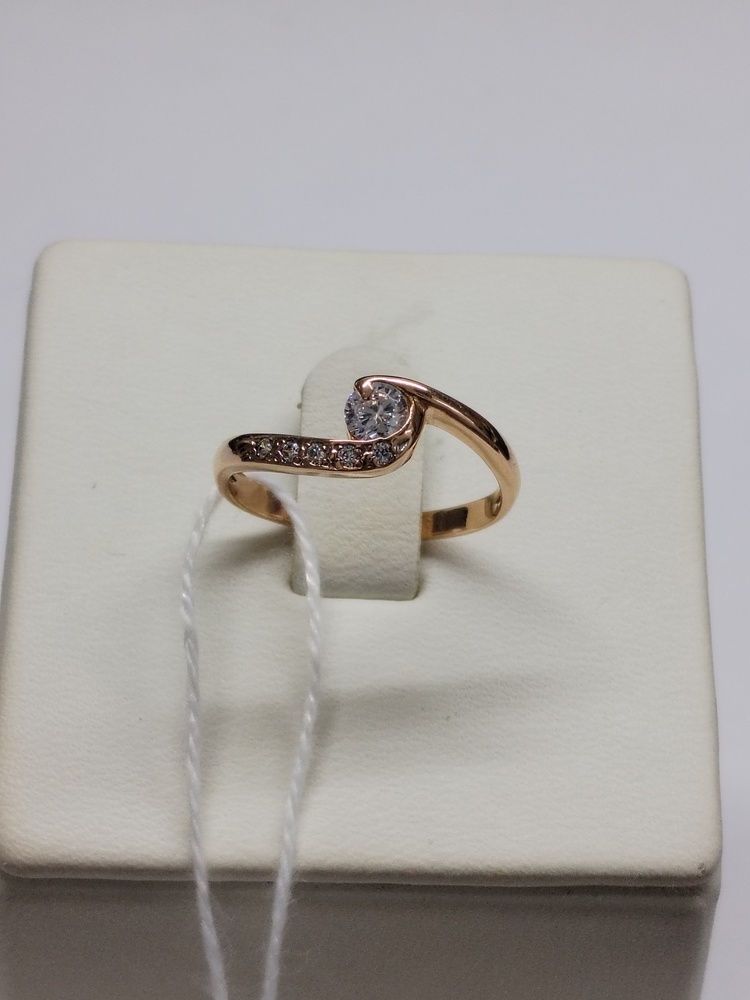 КОЛКМИ585 КОЛЬЦО С КАМНЯМИ (Au 585)