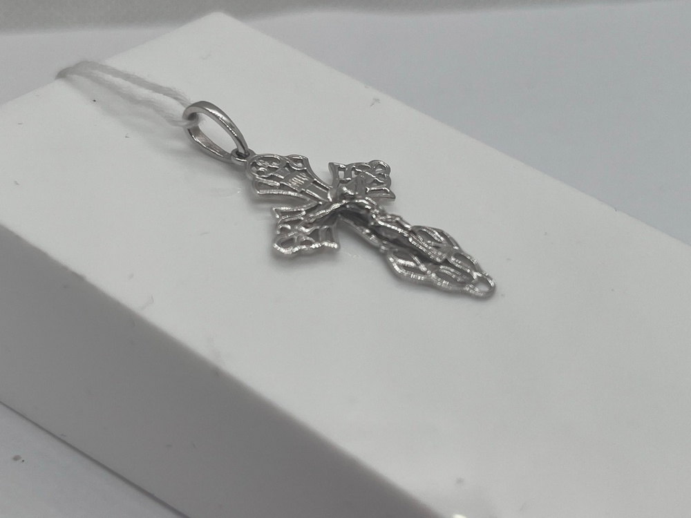 ПОДВЕСКА КРЕСТ БЕЗ КАМНЯ (Au 585)