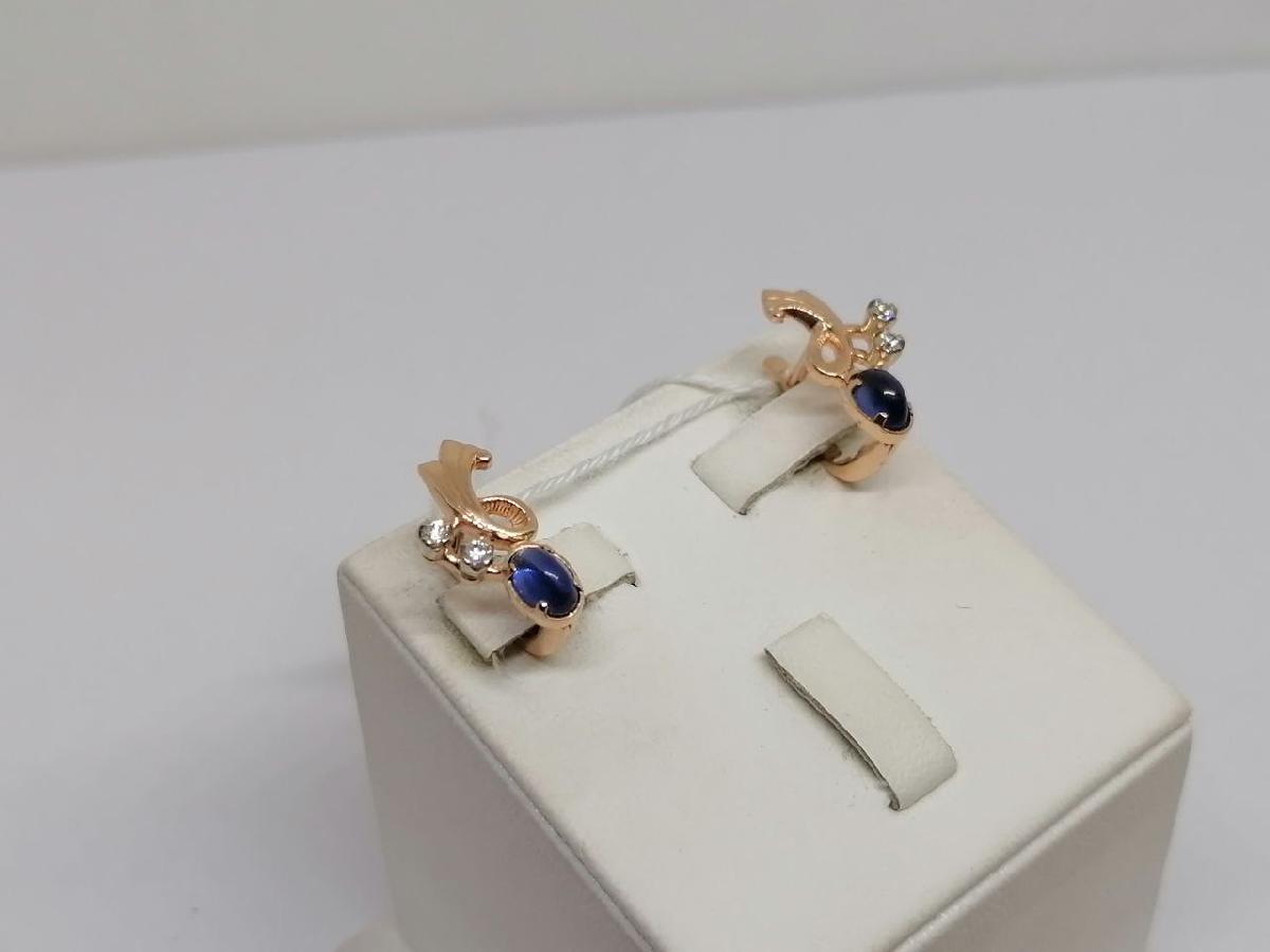 СЕРЬГИ С КАМНЯМИ (Au 585)