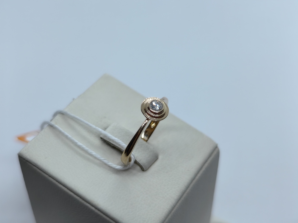 КОЛЬЦО БРИЛЛИАНТ Au 585