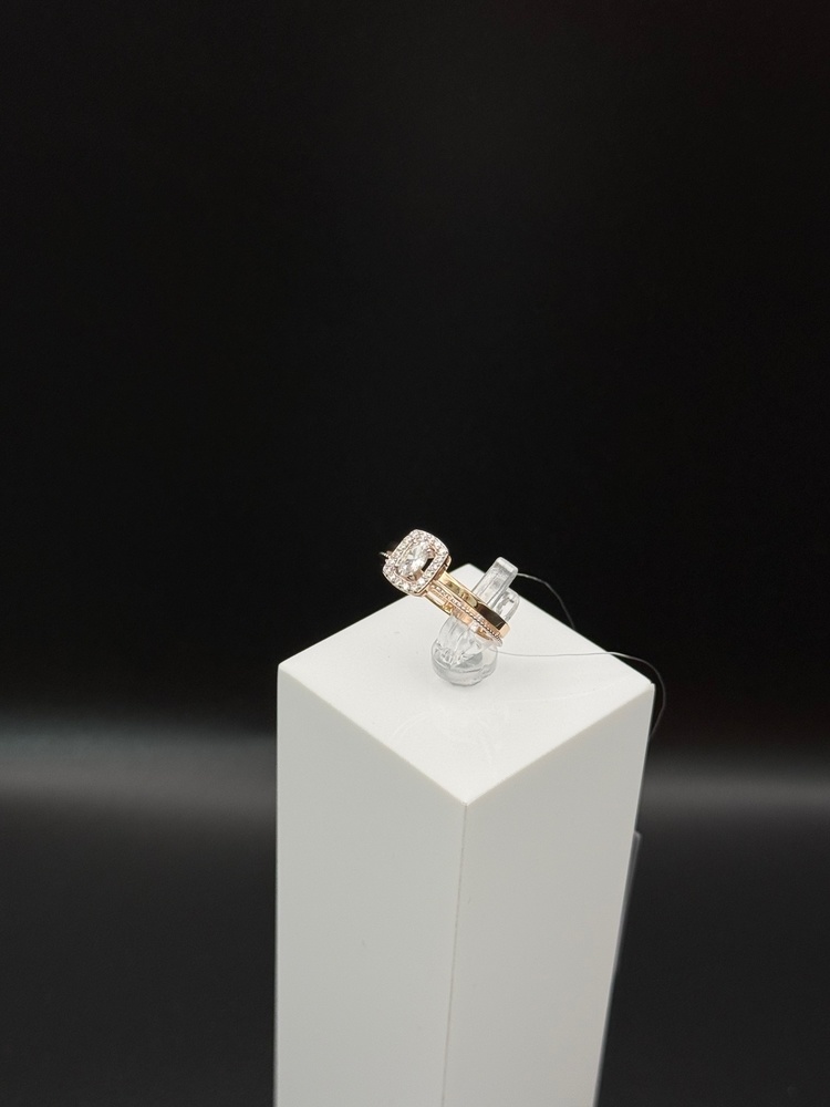 КОЛЬЦО С КАМНЯМИ (Au 585)