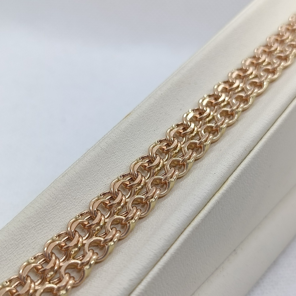 ЦЕПЬ ПУСТОТЕЛАЯ Бисмарк (Au 585)