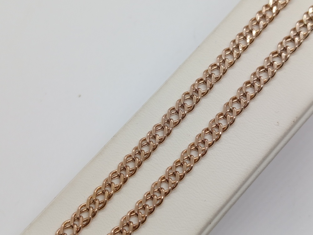 ЦПР2585 ЦЕПЬ ПУСТОТЕЛАЯ Ромб двойной (Au 585)