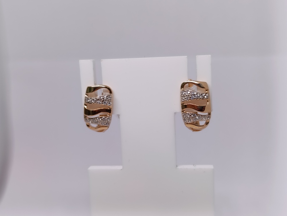 СЕРЬГИ С КАМНЯМИ (Au 585)