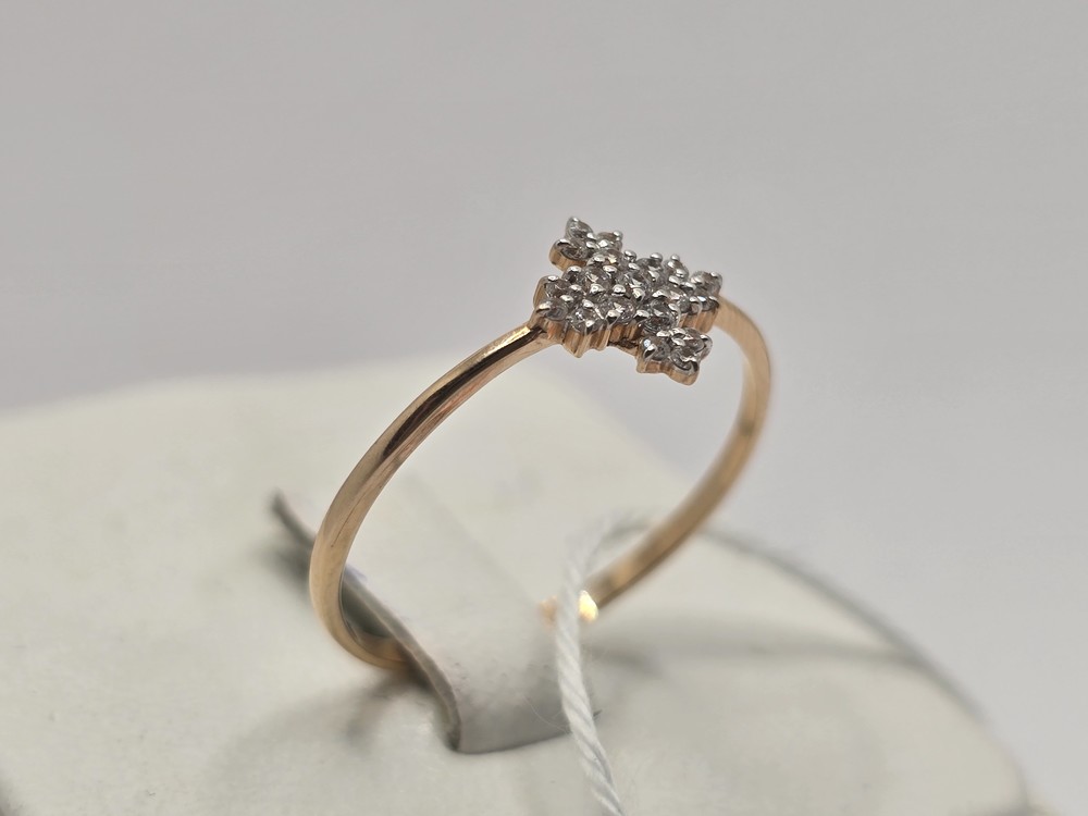 КОЛКМИ585 КОЛЬЦО С КАМНЯМИ (Au 585)