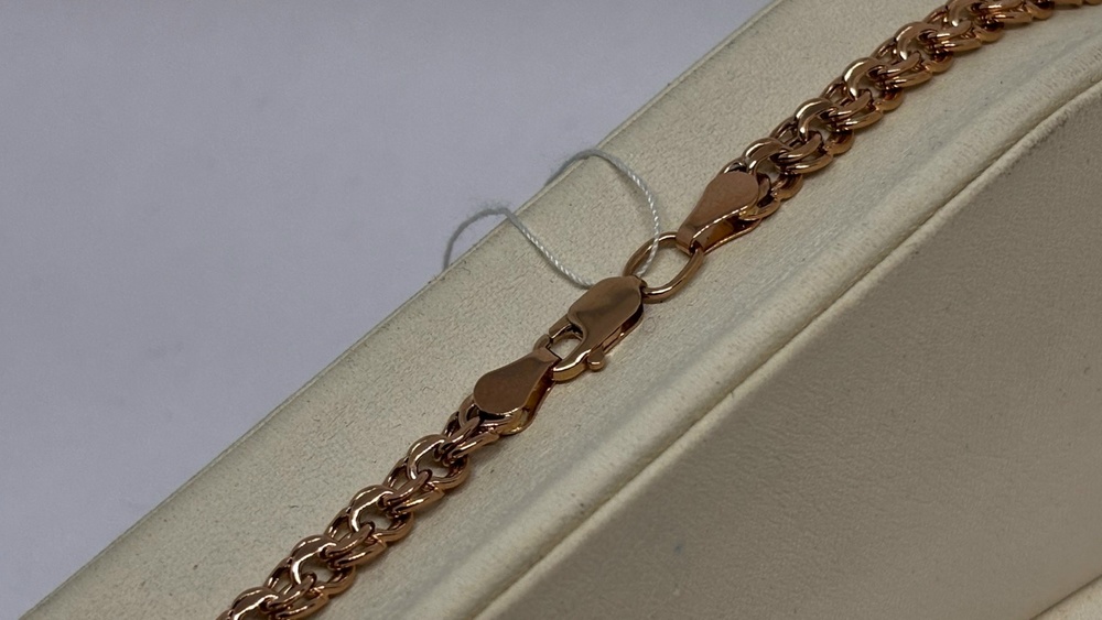 ЦПБС585 ЦЕПЬ ПУСТОТЕЛАЯ Бисмарк (Au 585)