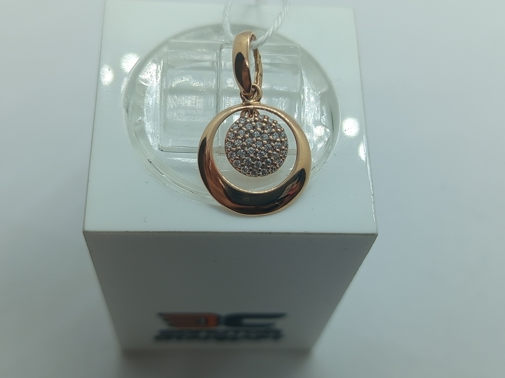 ПОДКМИ585 ПОДВЕСКА С КАМНЯМИ (Au 585)