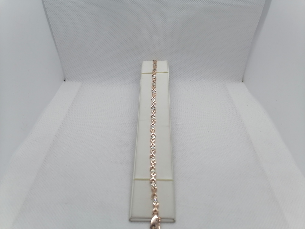 БРАСЛЕТ С КАМНЯМИ (Au 585)