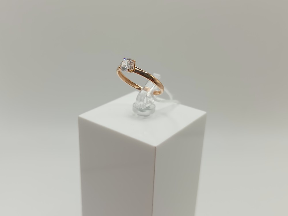 КОЛКМ585 КОЛЬЦО С КАМНЕМ (Au 585)