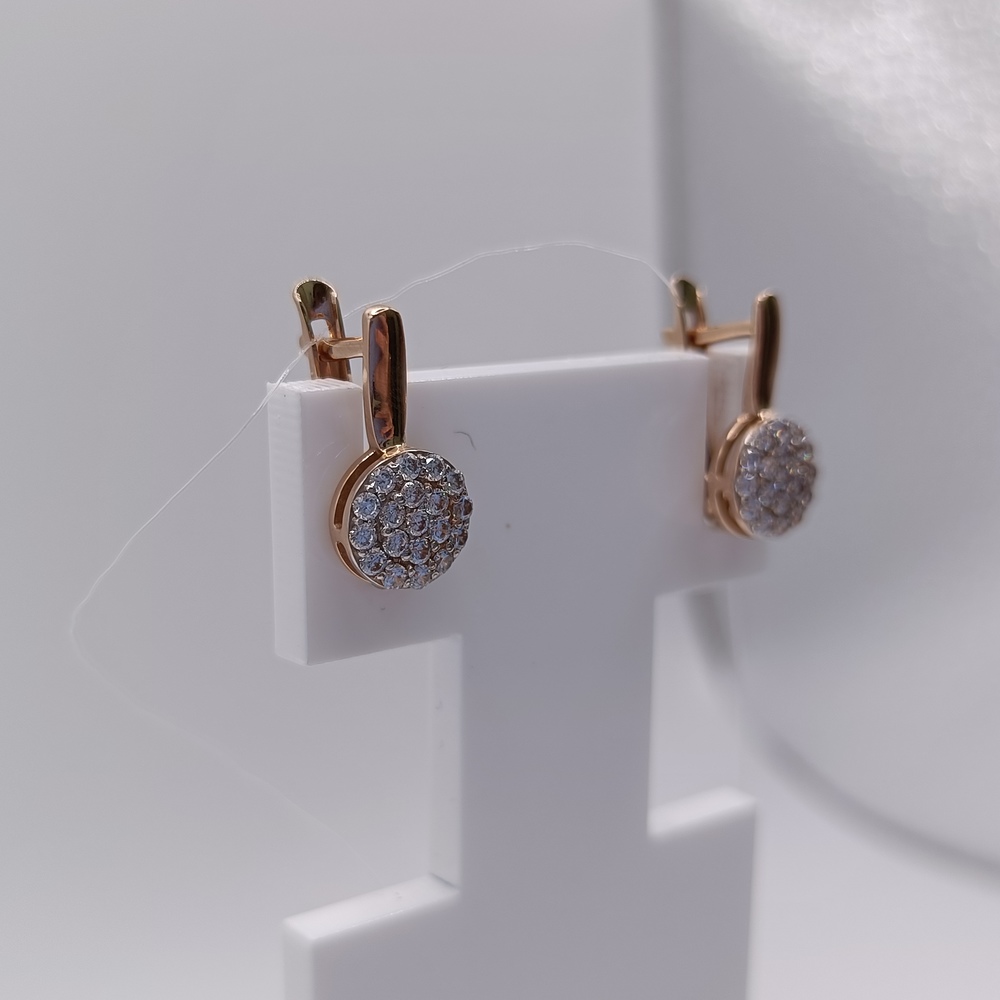 СЕРЬГИ С КАМНЯМИ (Au 585)