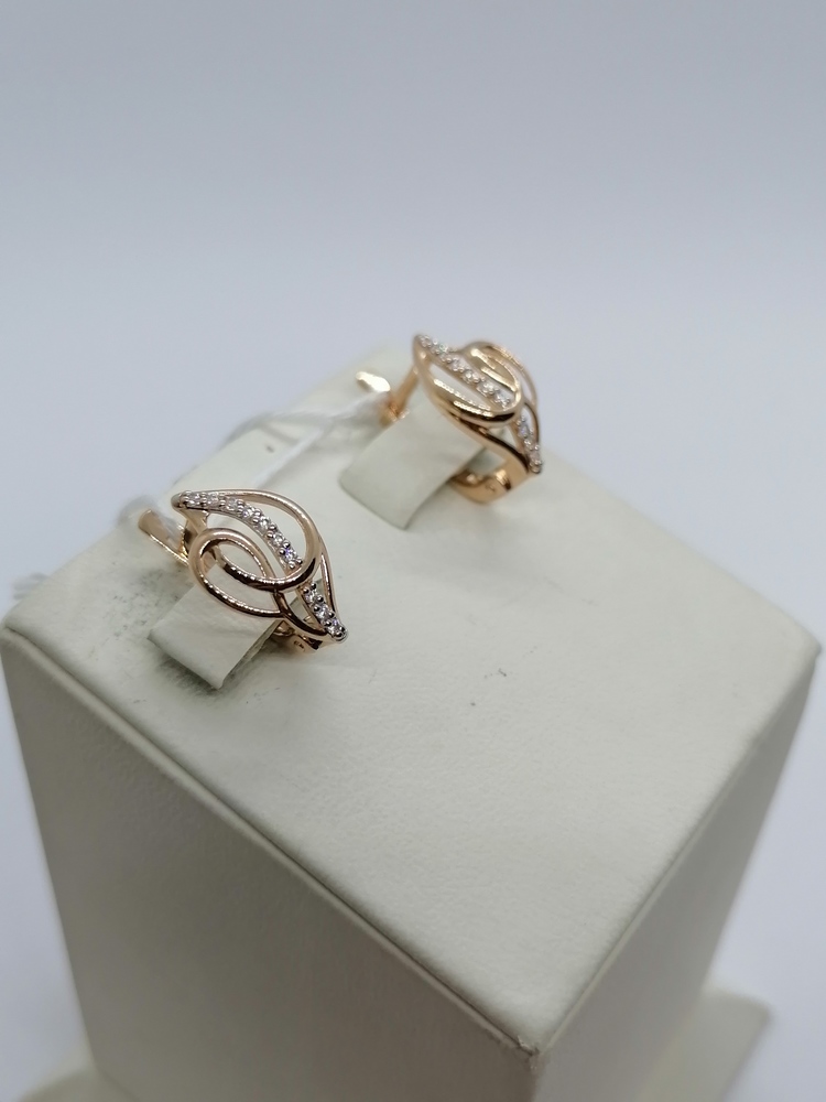 СЕРЬГИ С КАМНЯМИ (Au 585)