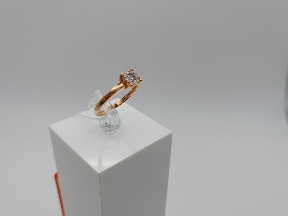 КОЛКМИ585 КОЛЬЦО С КАМНЯМИ (Au 585)