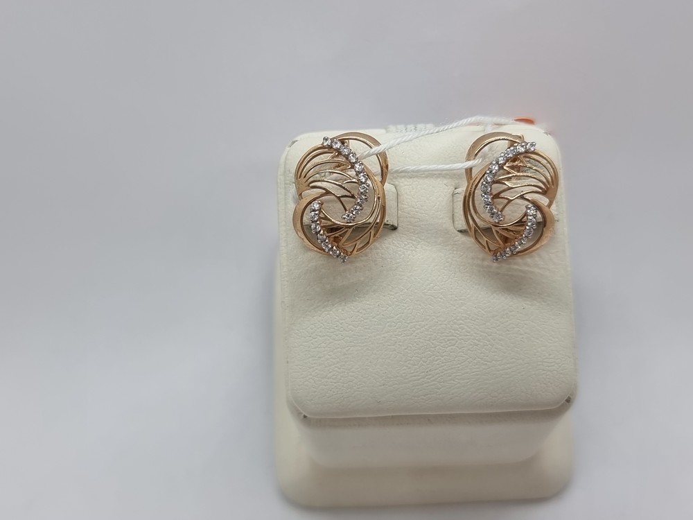 СЕРЬГИ С КАМНЯМИ (Au 585)