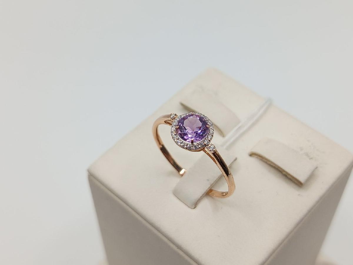 КОЛКМИ585 КОЛЬЦО С КАМНЯМИ (Au 585)