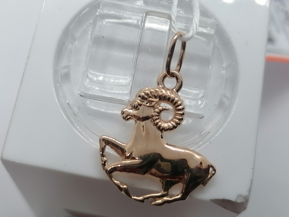 ПОДВЕСКА ЗНАК ЗОДИАКА ОВЕН Au 585