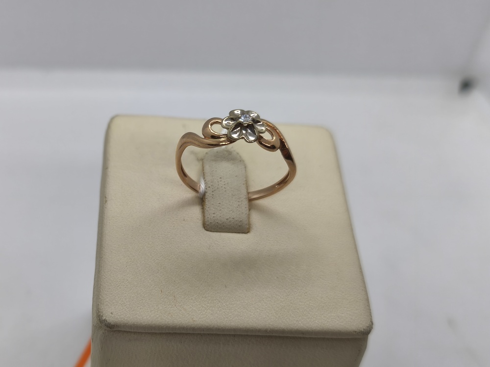 КОЛЬЦО БРИЛЛИАНТ Au 585