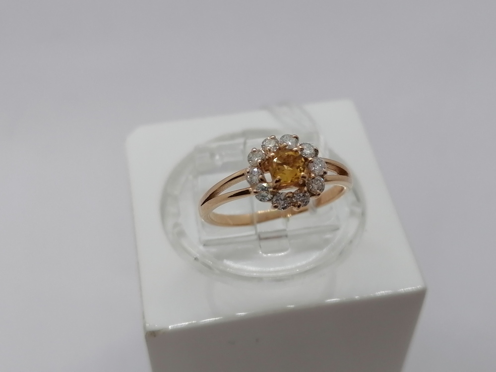 КОЛЬЦО БРИЛЛИАНТ Au 585