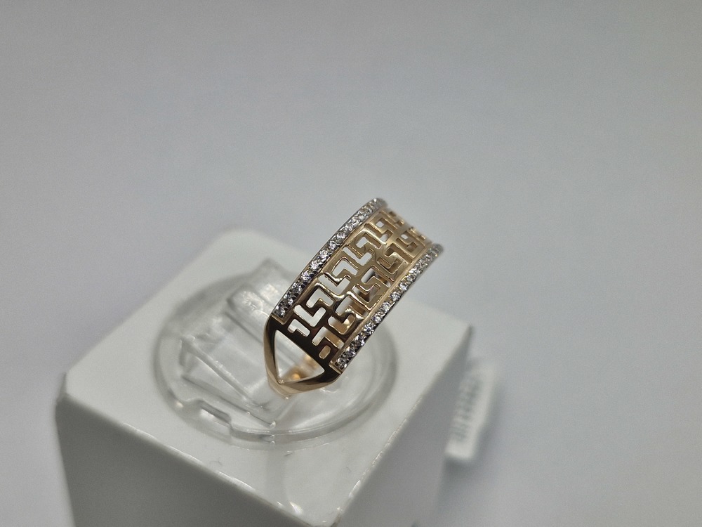 КОЛЬЦО С КАМНЯМИ (Au 585)