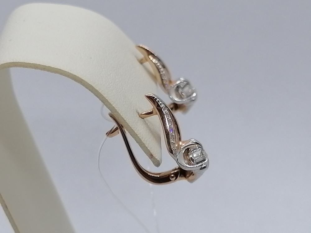 СЕРЬГИ БРИЛЛИАНТ (Au 585)